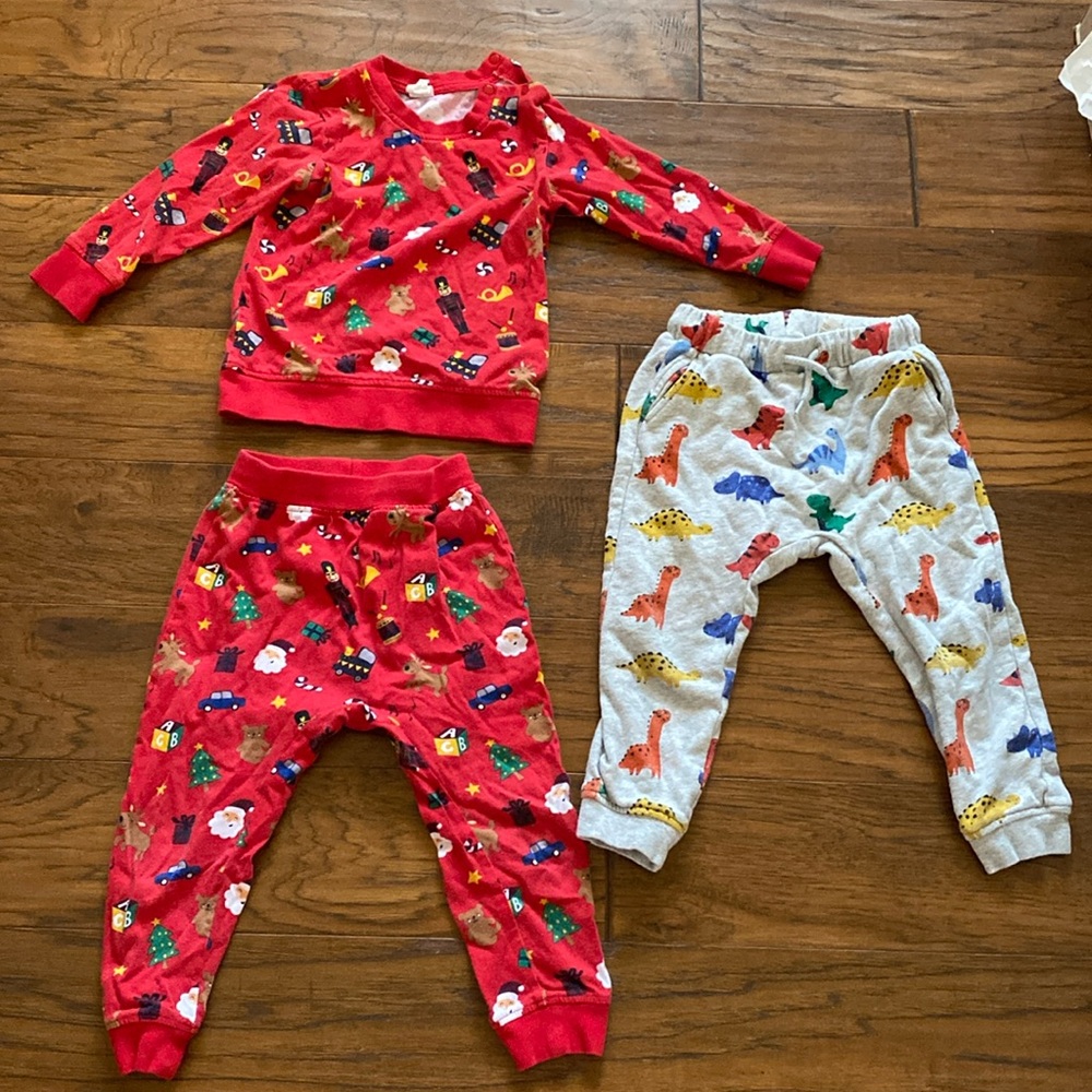 H&M 3 pcs top and pants